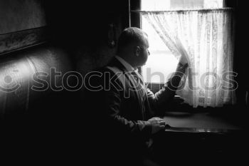 Similar – Image, Stock Photo portrait of an old man (4)