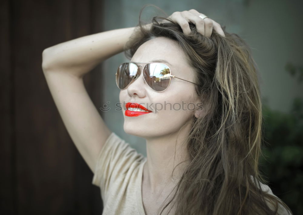 Similar – Image, Stock Photo Woman sitting and relaxing on floor