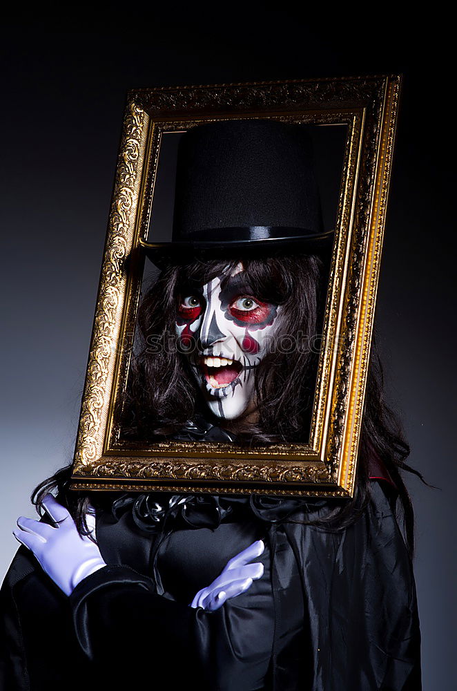 Similar – Image, Stock Photo girl in halloween costume