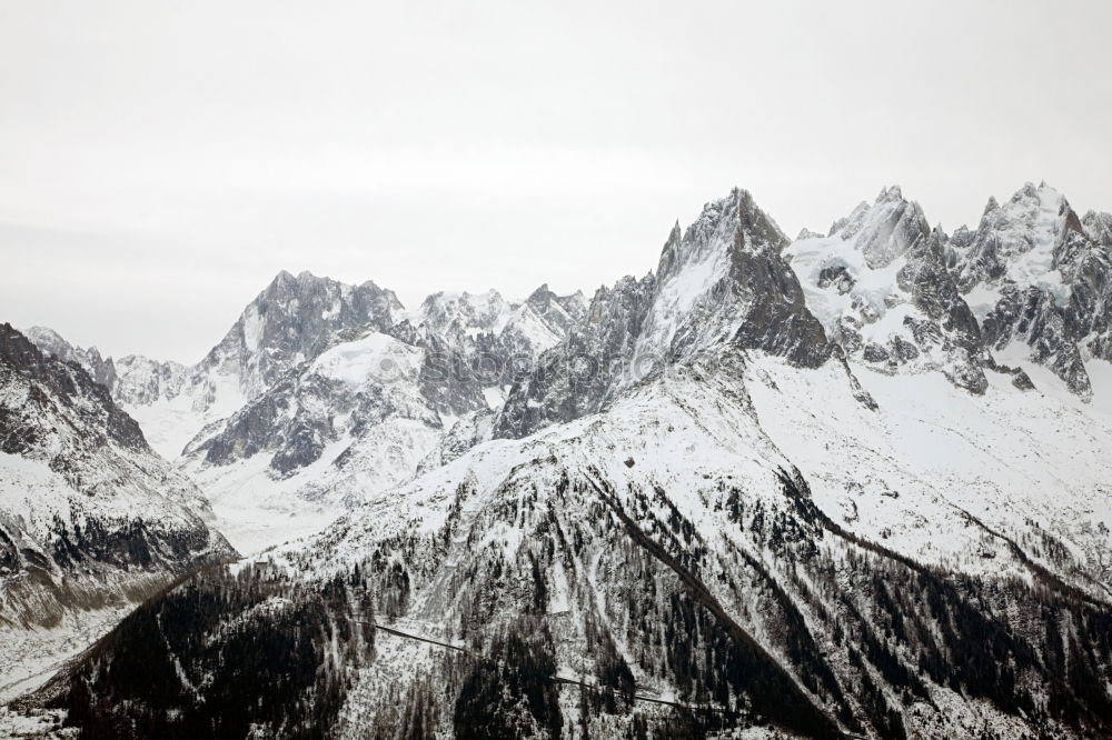 Similar – Alpen Vogelperspektive