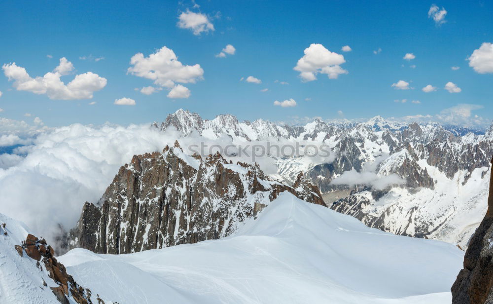 Image, Stock Photo Alps Landscape Snow Rock