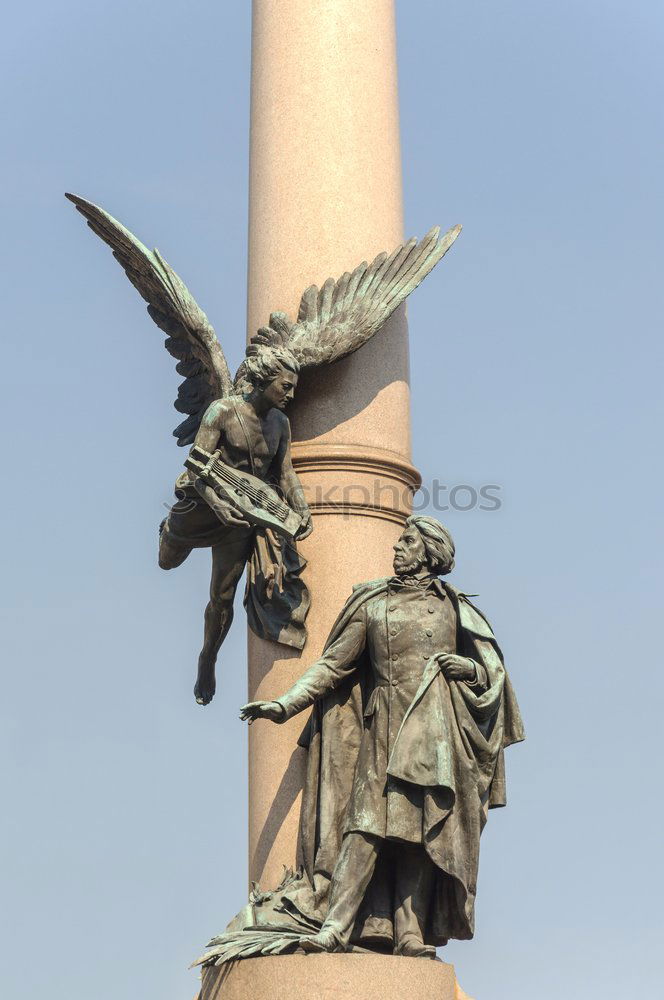 Similar – Angel with sword Sculpture