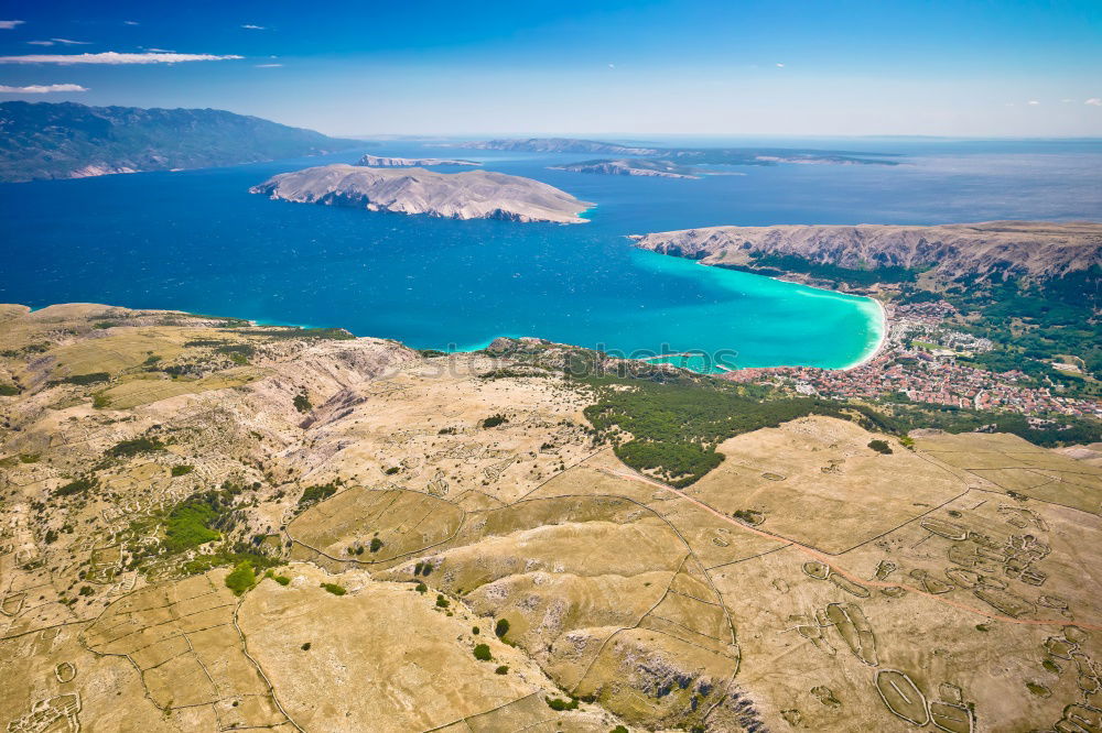 Similar – Image, Stock Photo Coastal view in Croatia