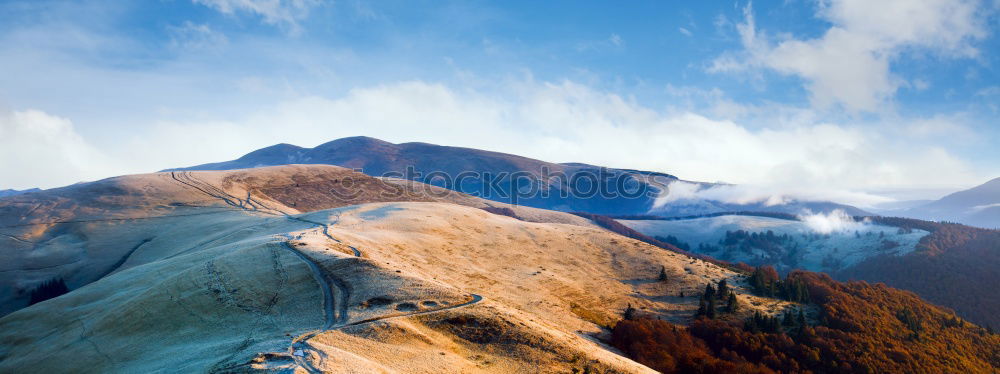 Similar – Golden mountains in Lagodekhi national park, Georgia