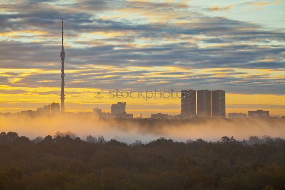 Similar – Autumn panoramic view of Berlin I