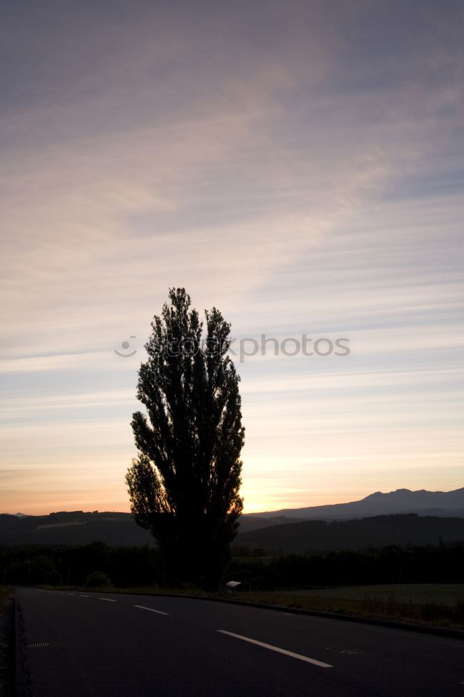 Similar – Sonnenuntergang in Iffeldorf