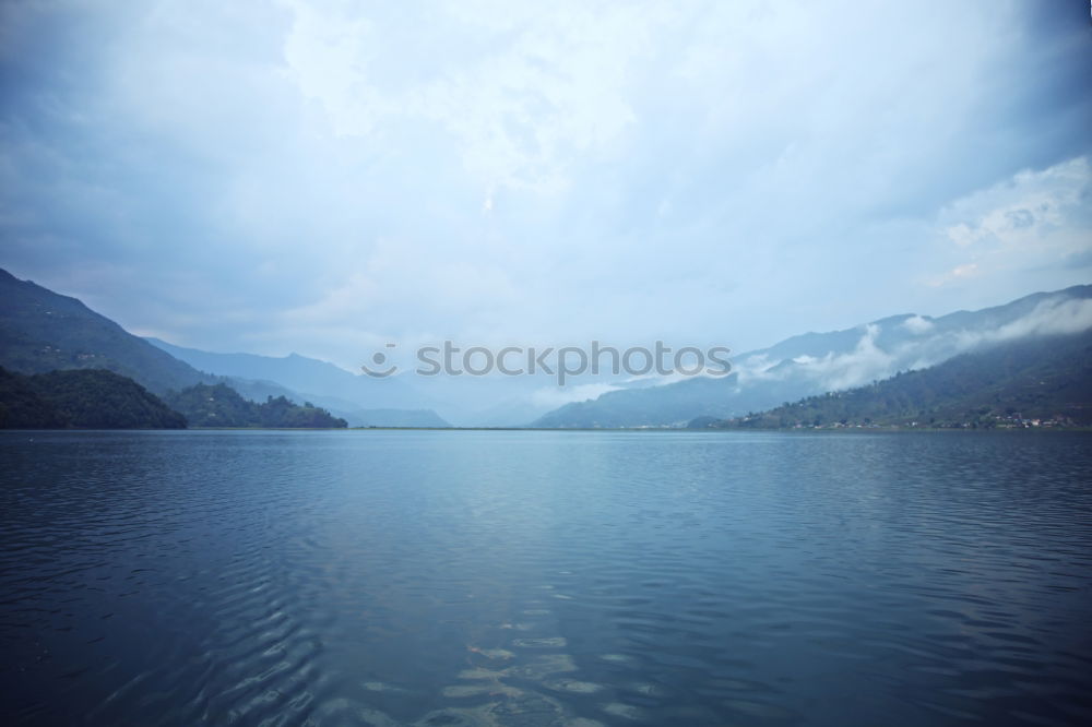 Similar – Image, Stock Photo reflection Winter Mountain