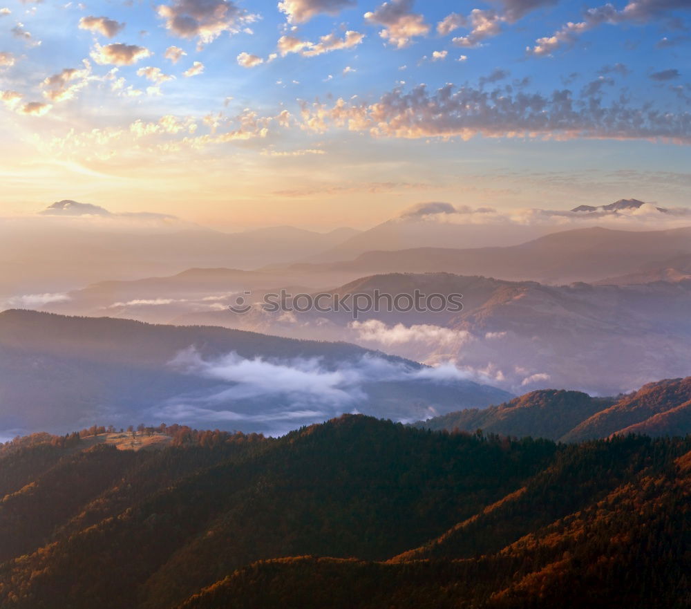 Similar – Image, Stock Photo Blue mountains and hills