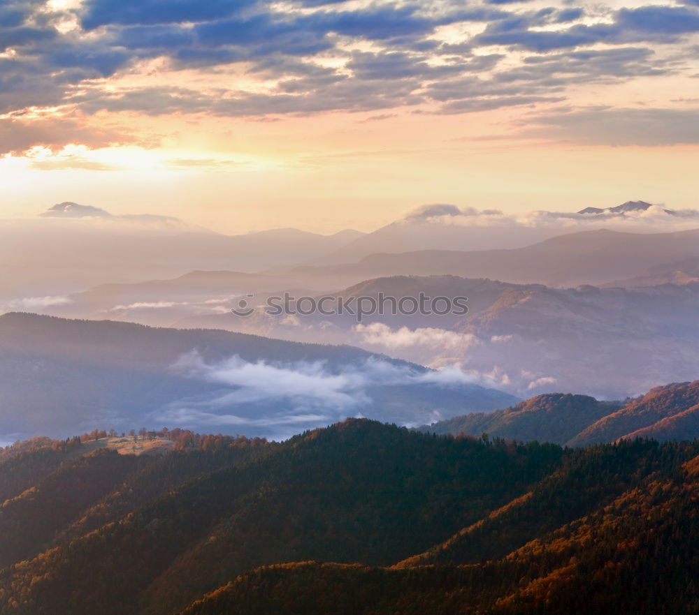 Similar – Image, Stock Photo Blue mountains and hills