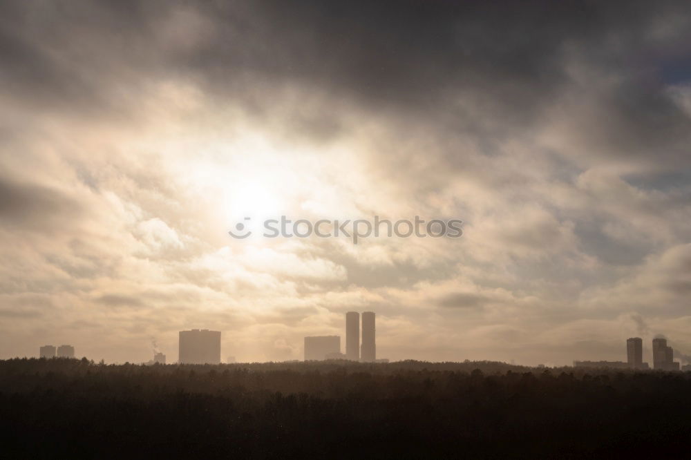 Similar – Image, Stock Photo the city in the distance III