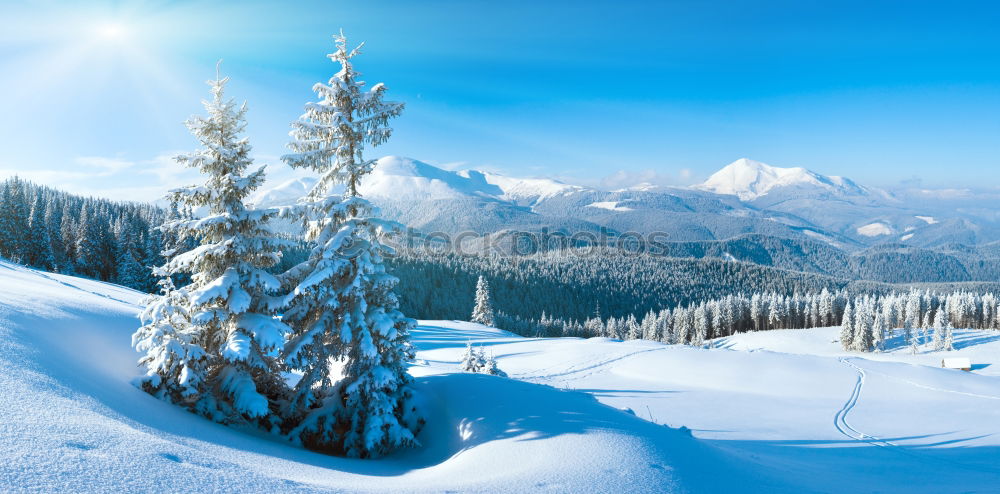 Similar – Winter landscape; Warth, Arlberg