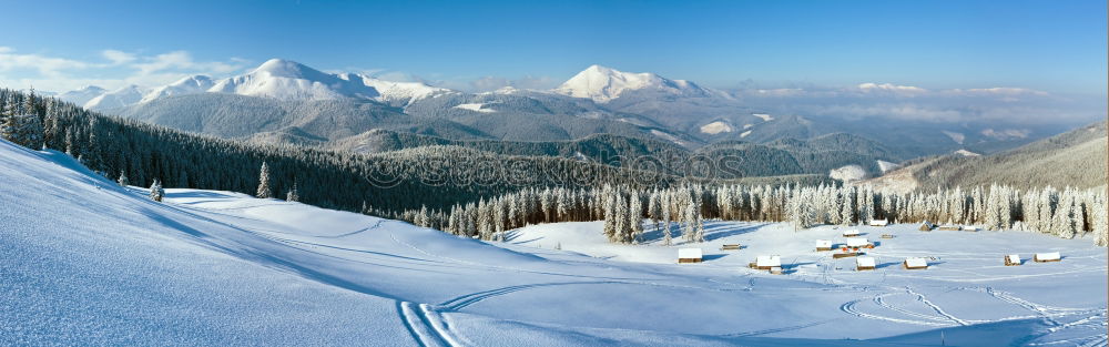 Similar – Image, Stock Photo Winter panorama Garmisch