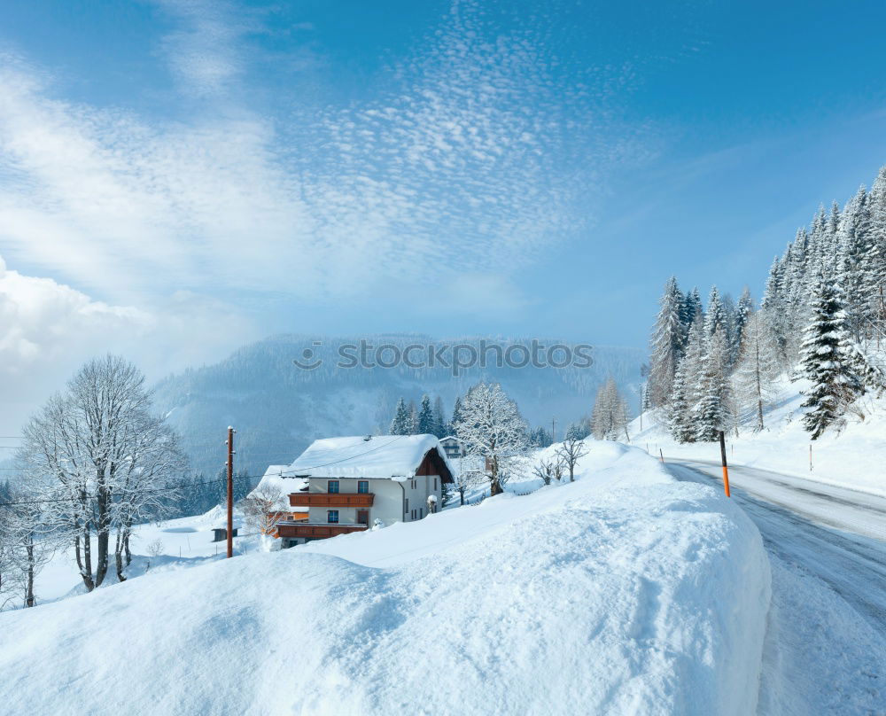 Similar – winter landscape Forest