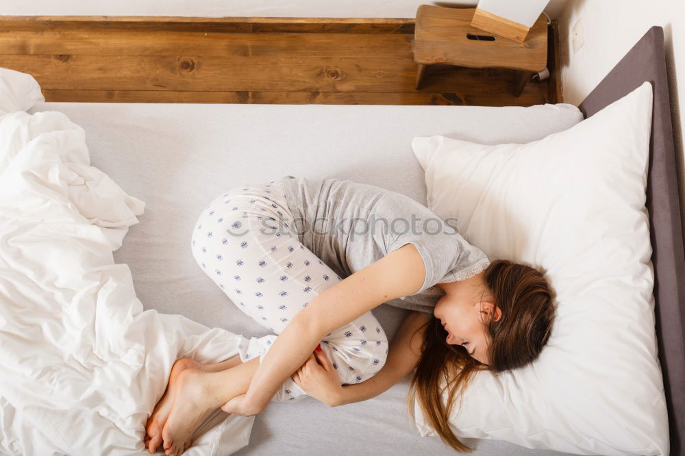 Similar – Woman sleeping in bed