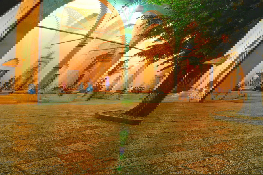 Image, Stock Photo street Night Long exposure
