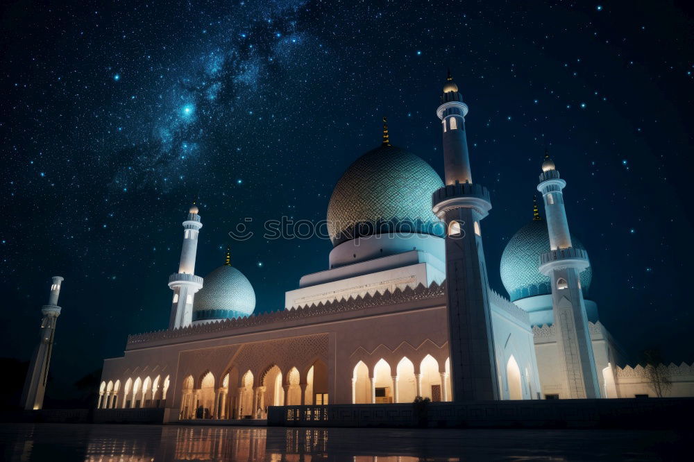 Similar – Rising moon over the Dome of the Rock