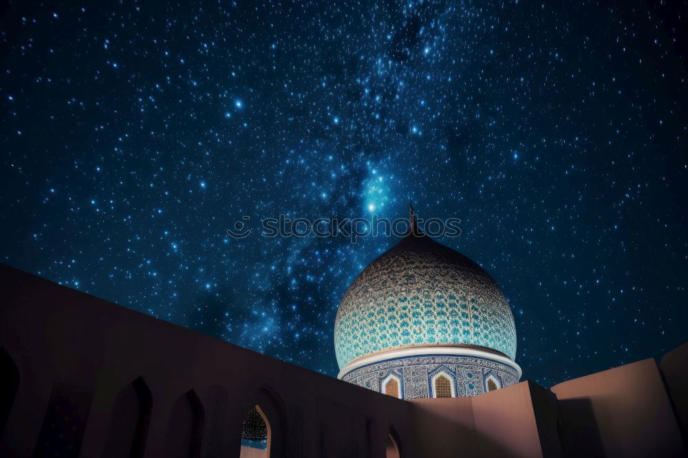 Similar – Rising moon over the Dome of the Rock