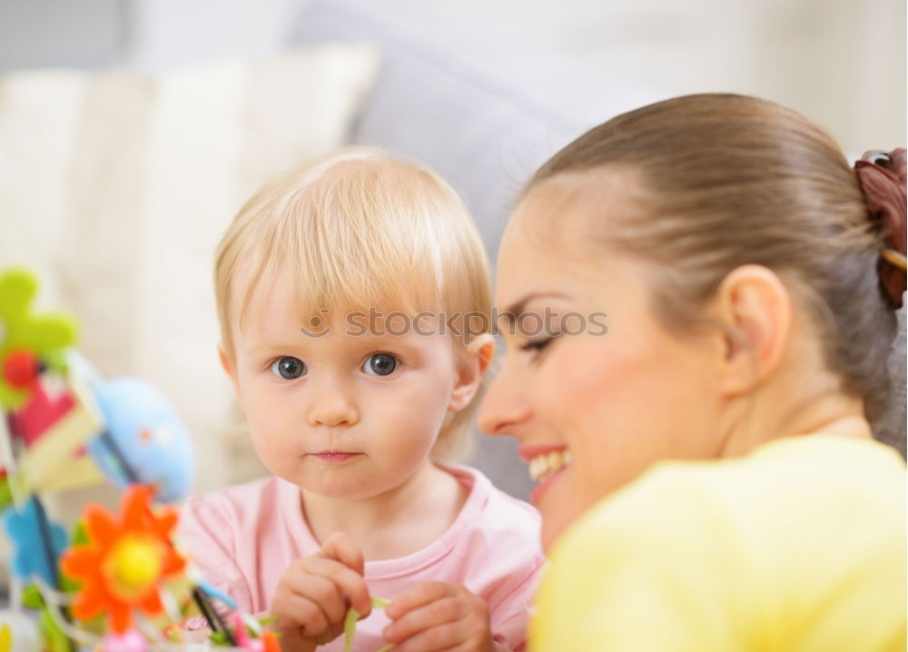 Similar – two beautiful sisters playing at home