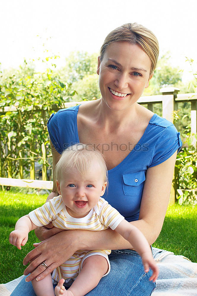 Similar – Image, Stock Photo Mother and her child Woman