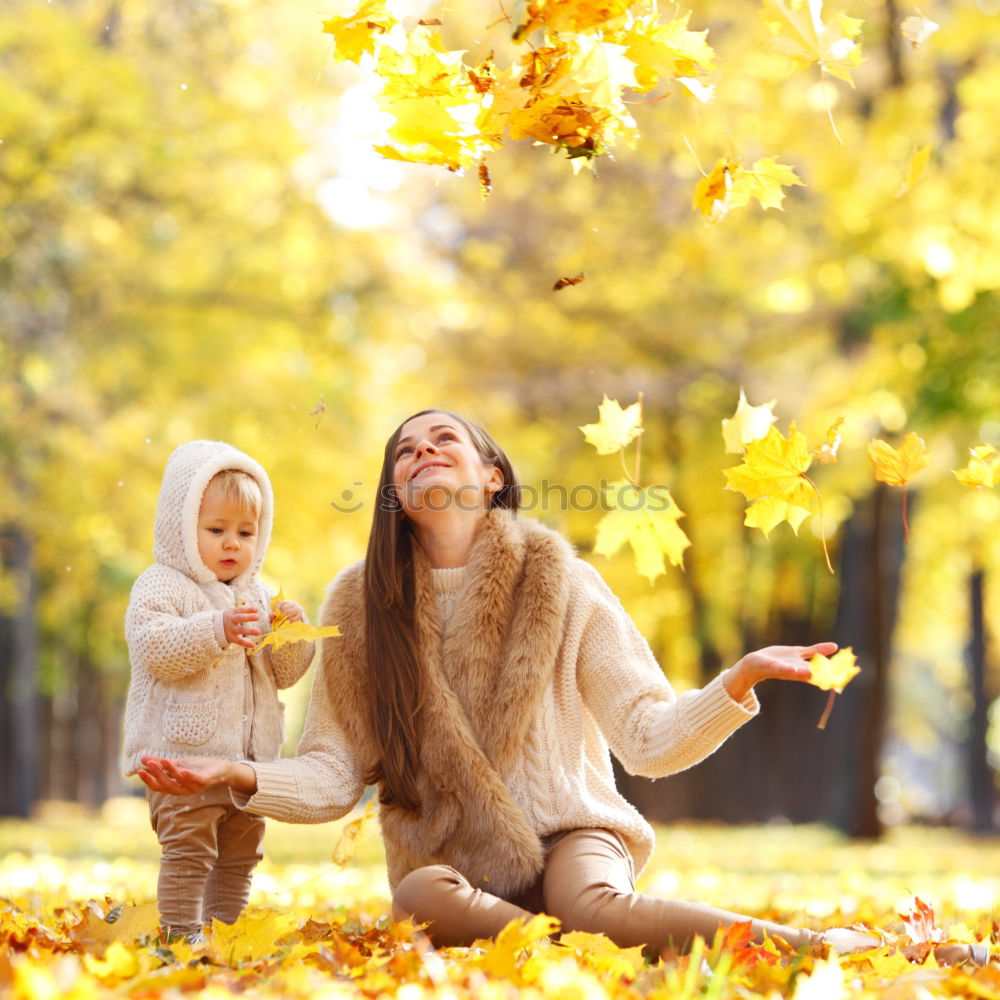 Similar – Image, Stock Photo foliage battle Human being