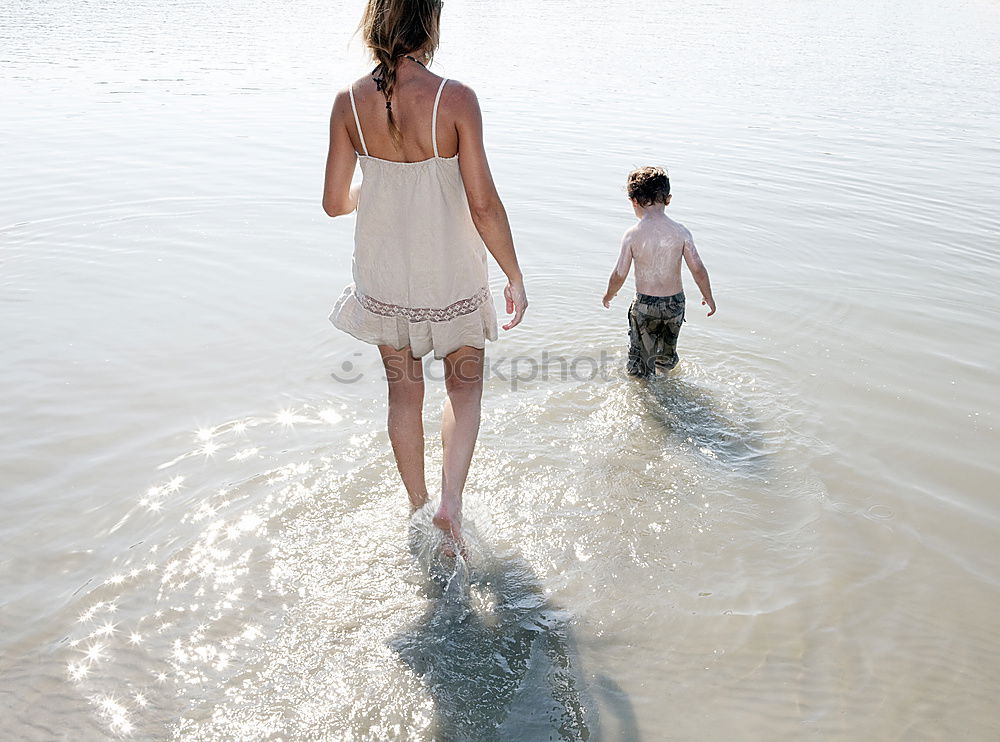 Similar – Image, Stock Photo Mother and daughter Child