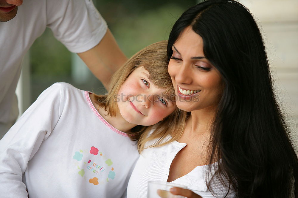 Similar – Image, Stock Photo Muslim mother holding a little baby by arms in outdoor area