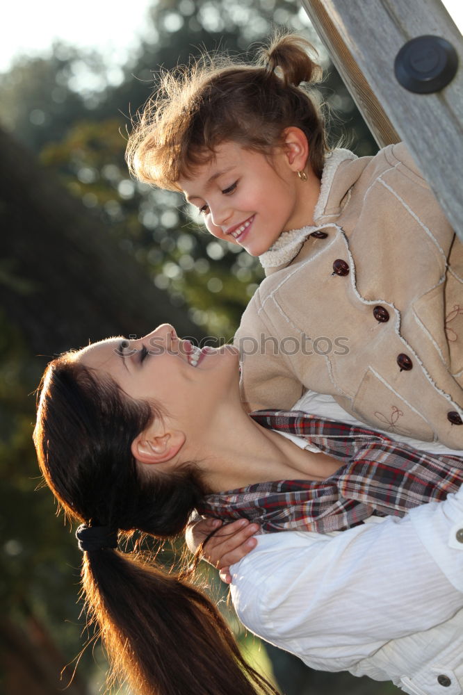 Similar – Image, Stock Photo Heavily pregnant woman laughs and rejoices with her husband