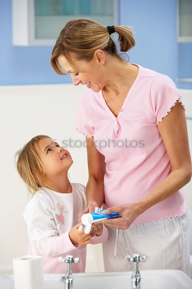 Similar – Image, Stock Photo Senior patient giving a gift to her doctor