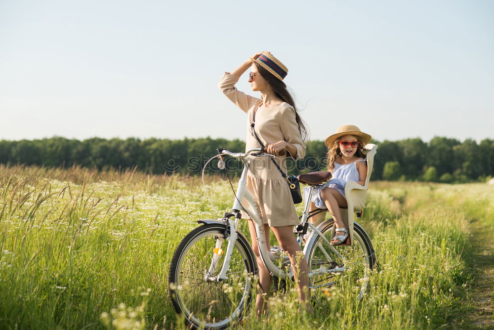 Similar – Image, Stock Photo Happy little children playing in the field