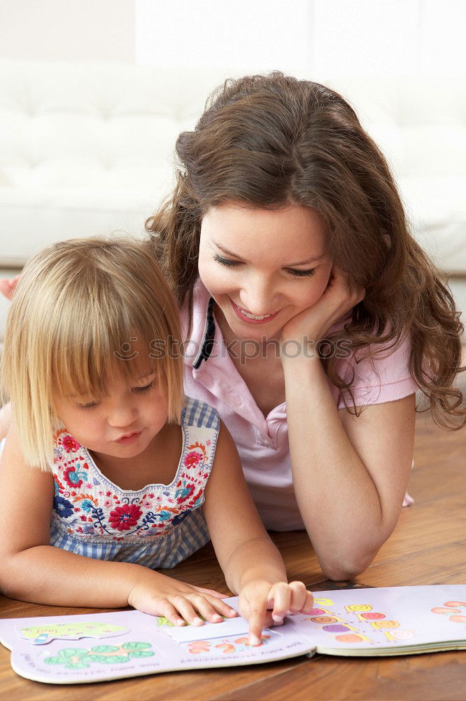 Similar – two beautiful sisters playing at home