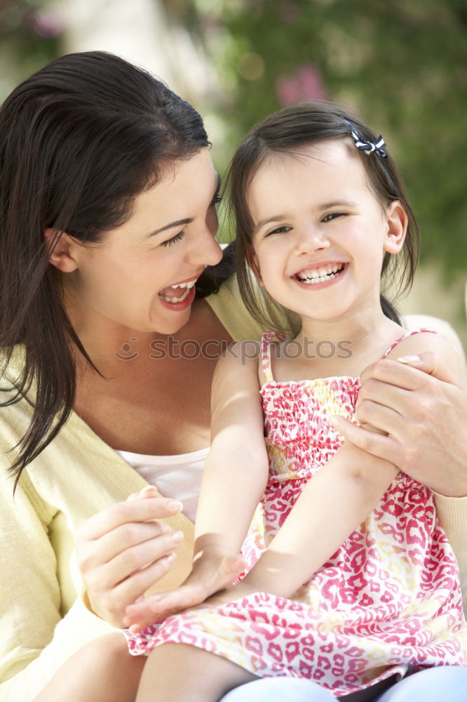 Similar – Image, Stock Photo Happiest mother and daughter