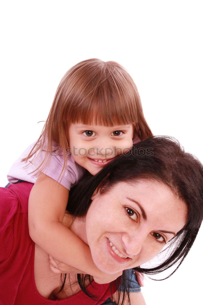 Similar – Image, Stock Photo Happiest mother and daughter