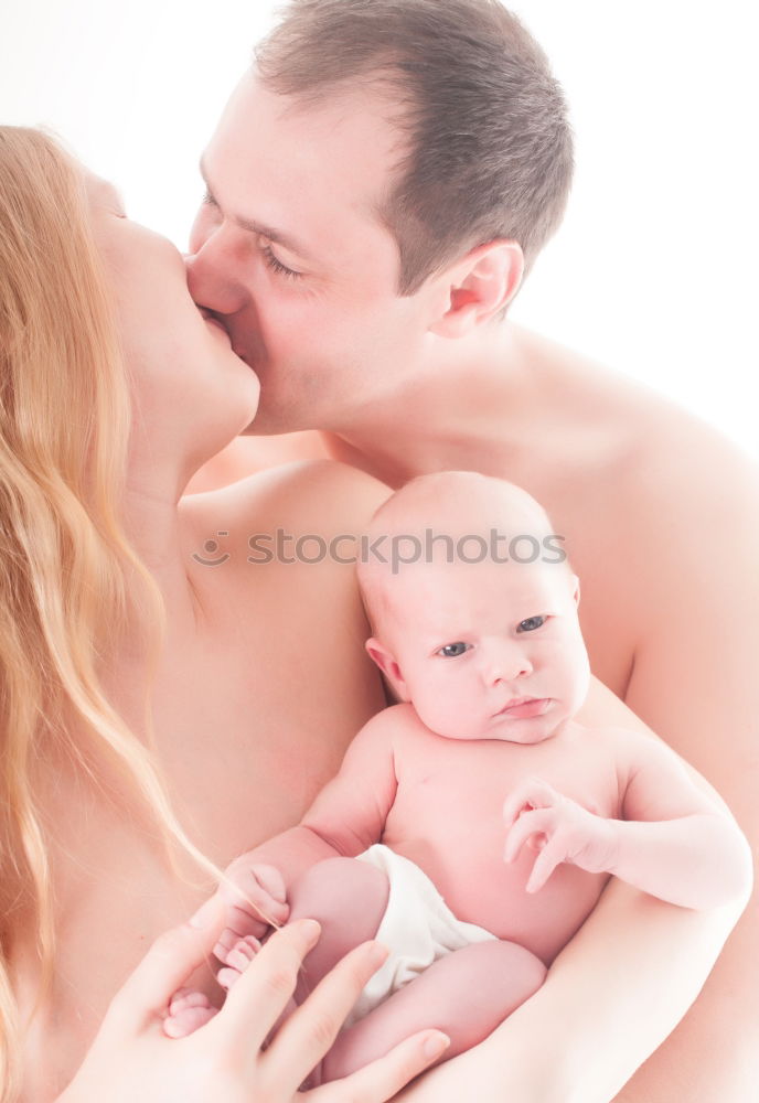 Similar – Image, Stock Photo Happy Family, Mother, Father And Baby.