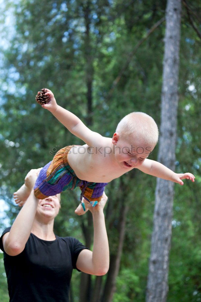 Similar – bouncing kid on trampoline