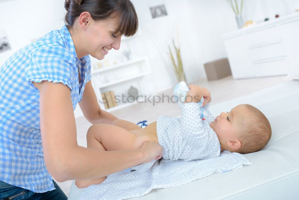 Similar – Image, Stock Photo Senior patient giving a gift to her doctor