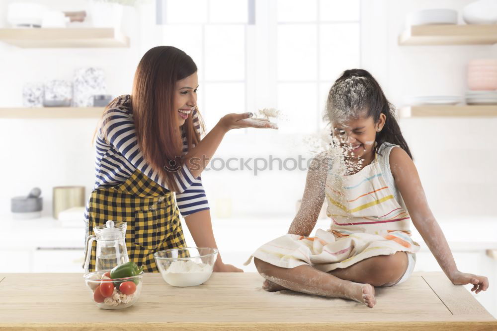 Similar – Two beautiful sister kids eating watermelon ice cream