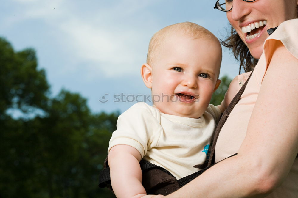 Similar – Little toddler in sitting stroller.