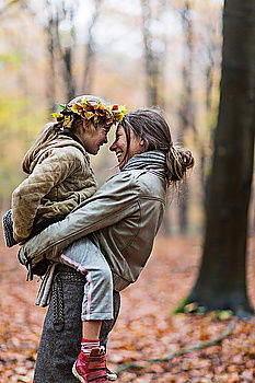 Similar – Image, Stock Photo Red haired mom and her daughter