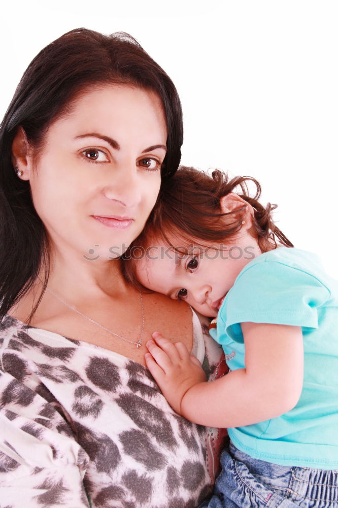 Similar – Image, Stock Photo Playing mother and daughter