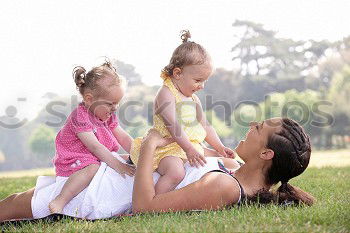 Similar – Image, Stock Photo Mother and daughters