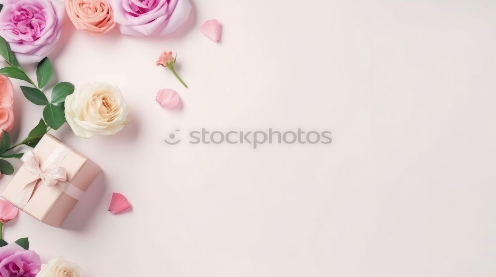 Similar – Female hands make flower decoration