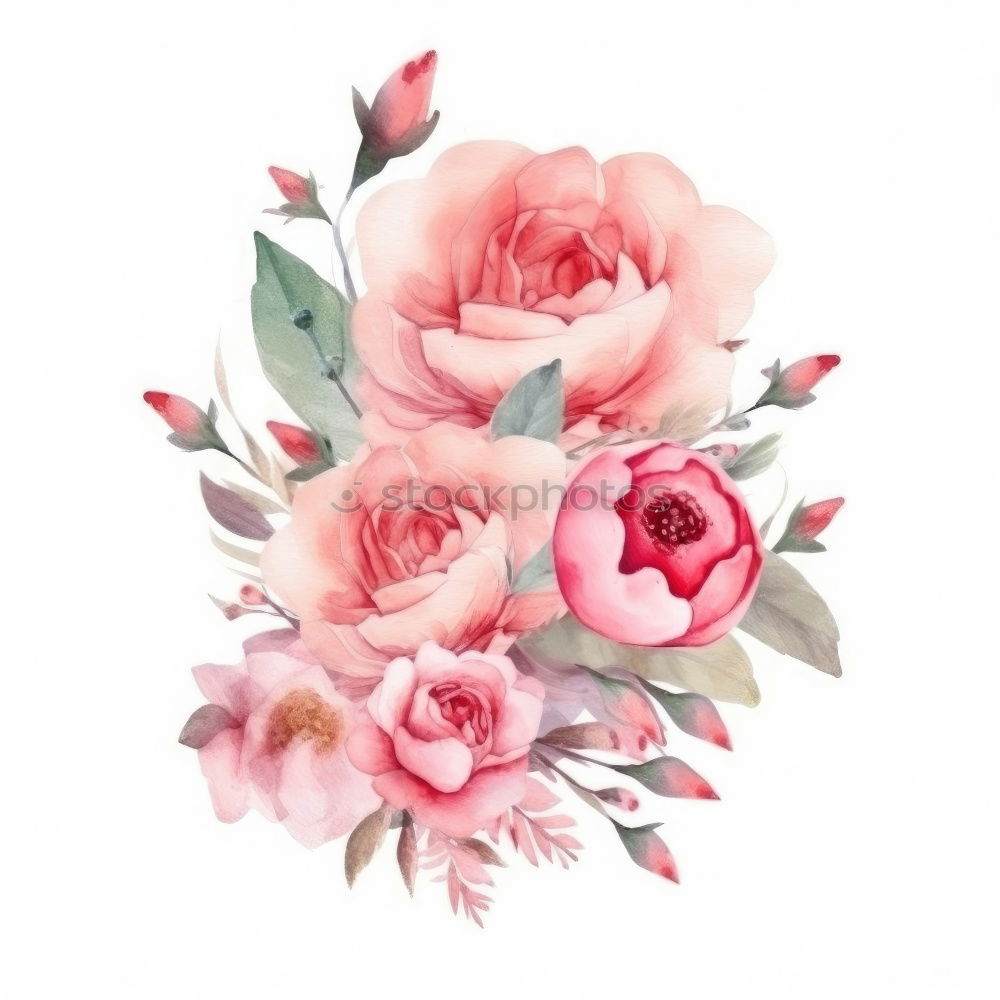 Similar – Nature background with pastel red flowers