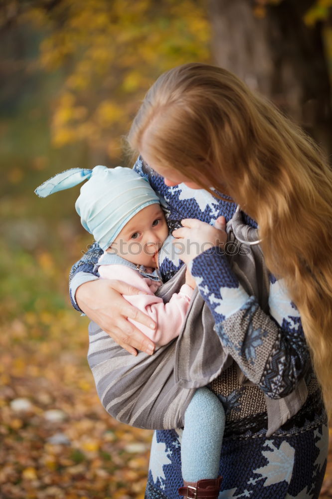 Similar – Mom and daughter playing in the park