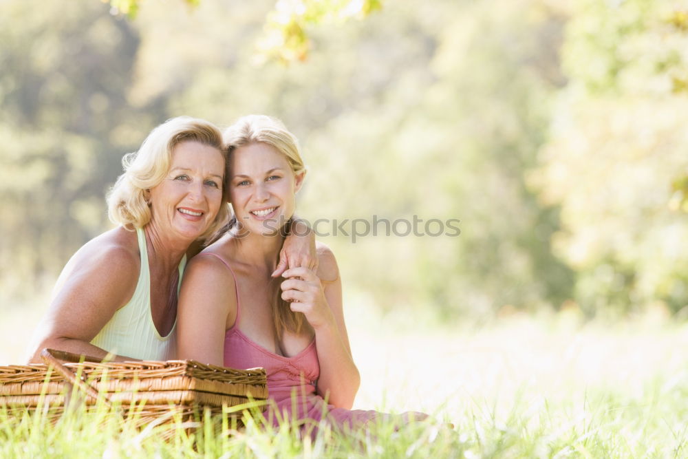 Similar – Image, Stock Photo Photographer showing a picture to her friend.