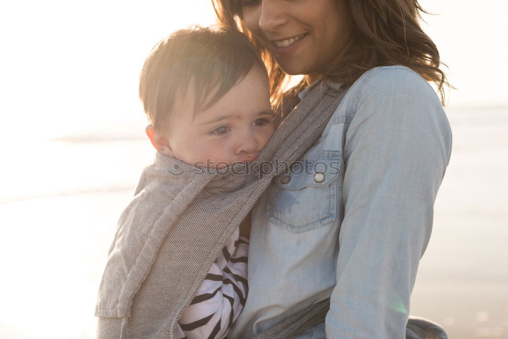 Similar – Image, Stock Photo mother and son Human being