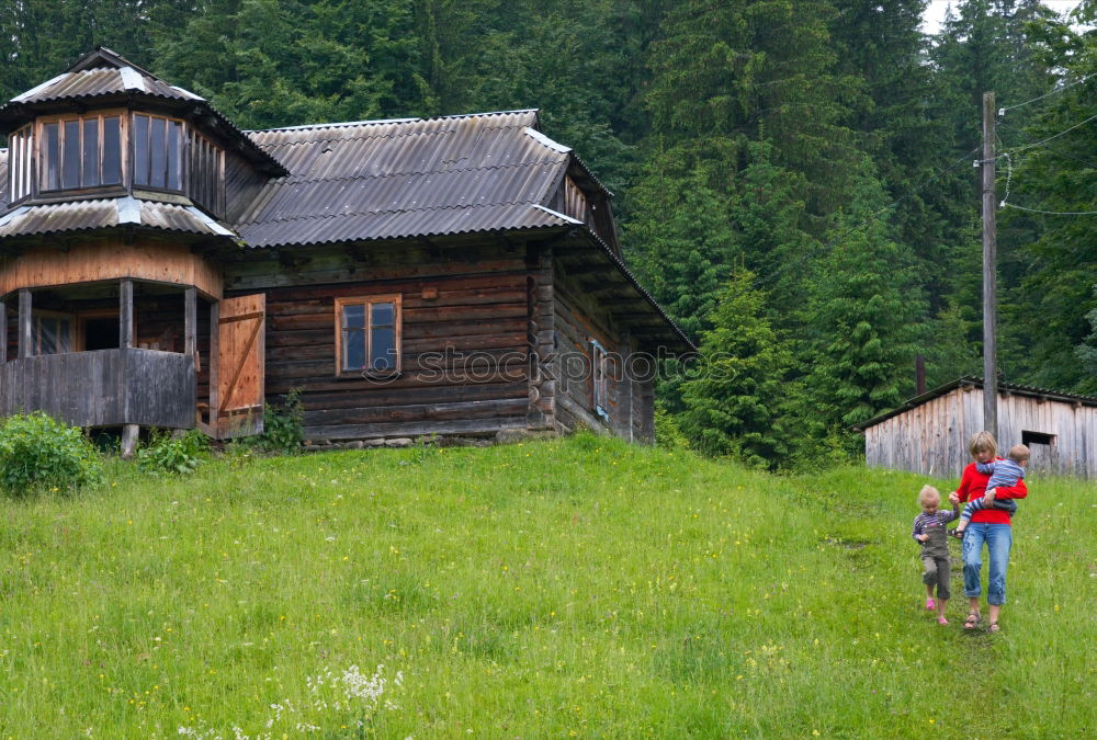 Similar – happy lovers on Holiday in the alps mountains