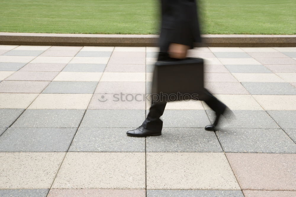 Similar – shadow man Man Sidewalk