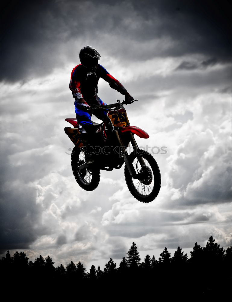 Similar – Image, Stock Photo motocross jump