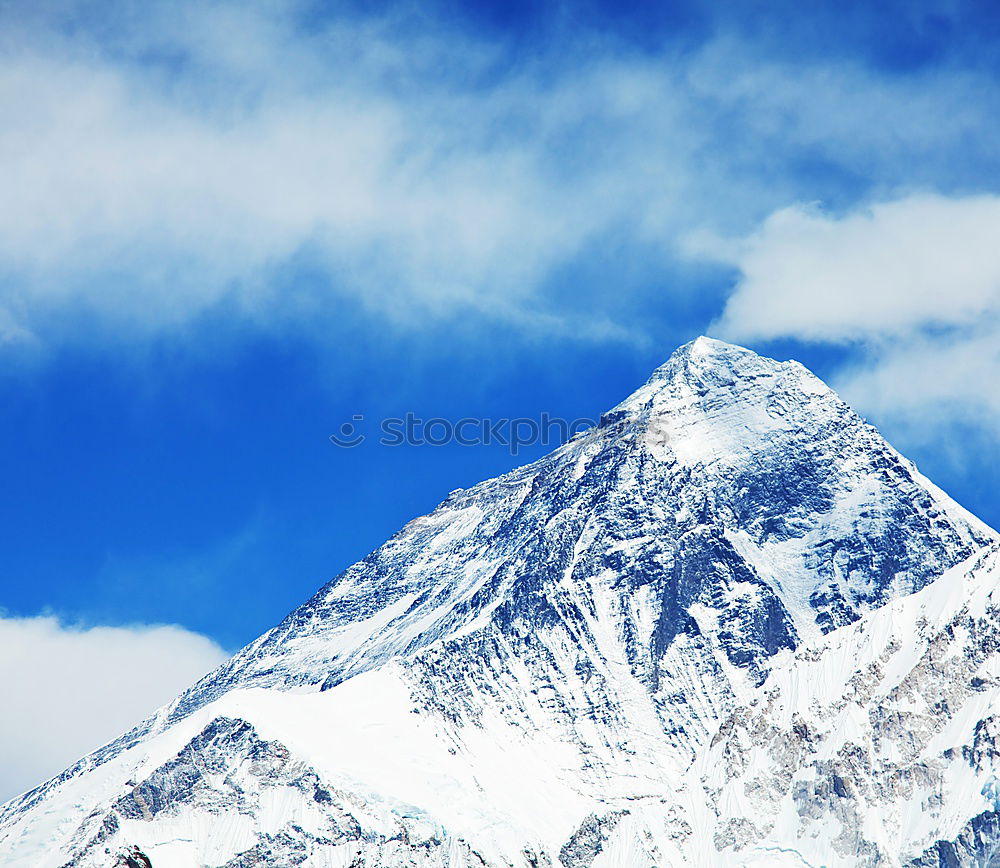 Similar – Image, Stock Photo summit cap Tourism Snow