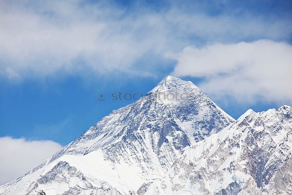 Similar – Image, Stock Photo summit cap Tourism Snow